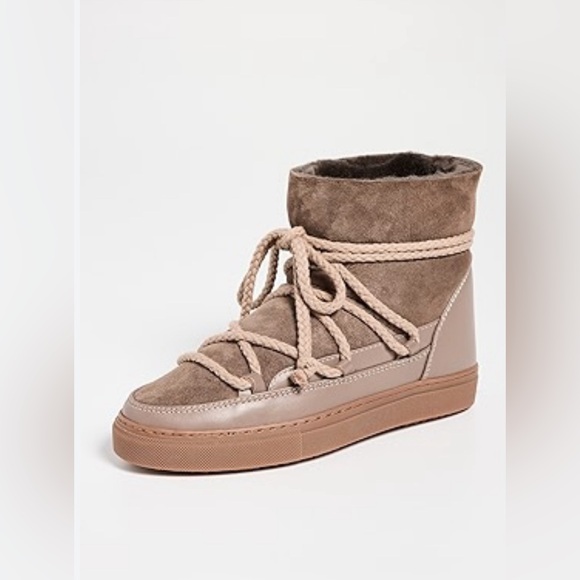 INUIKII - Brown Classic Sneaker Boots - size EU 37 (size 7) - Picture 1 of 8